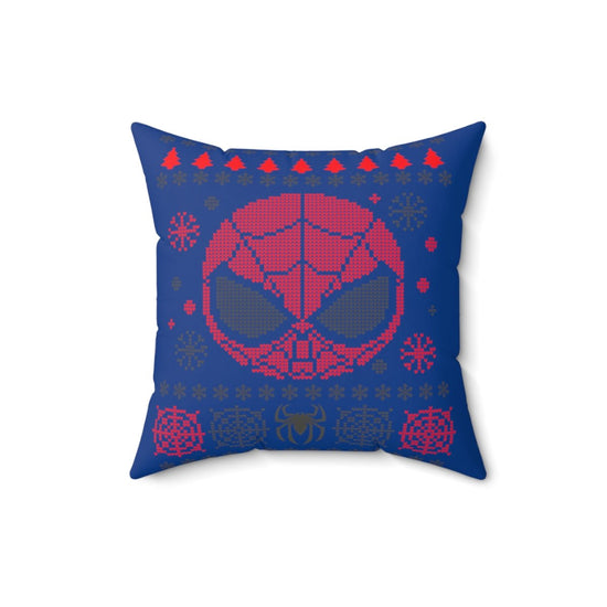 Spider-Man Ugly Christmas Sweater Pillow - Fandom-Made
