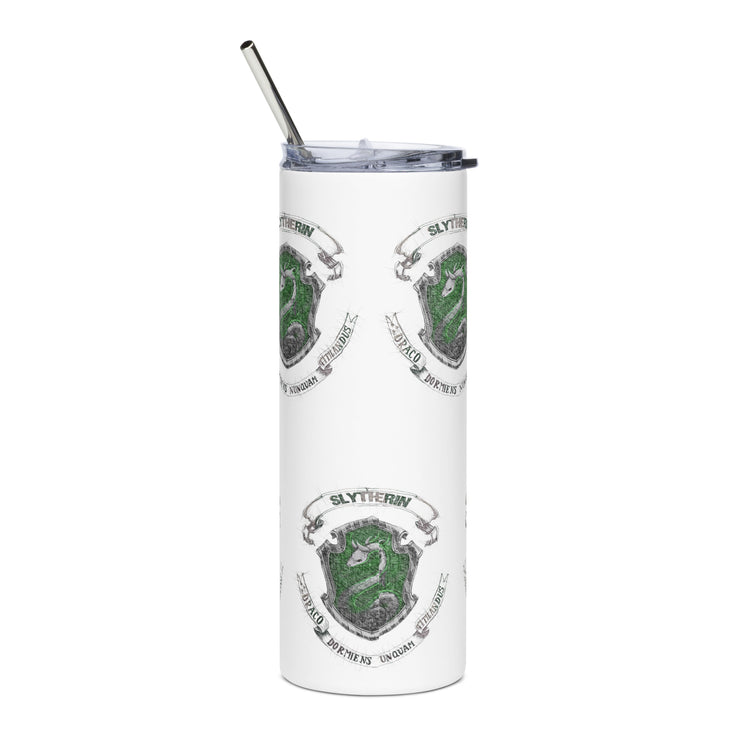 Slytherin Drawing Tumbler - Fandom-Made