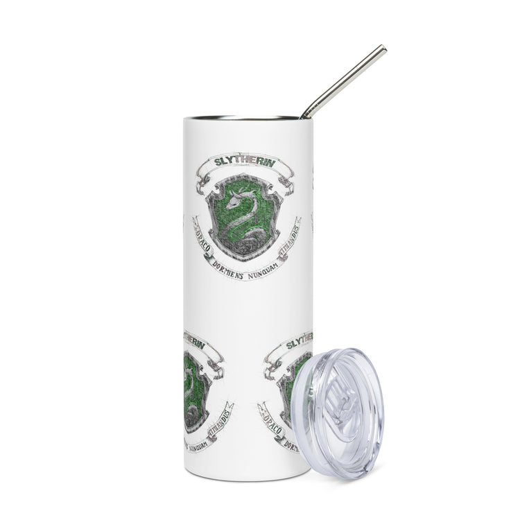 Slytherin Drawing Tumbler - Fandom-Made