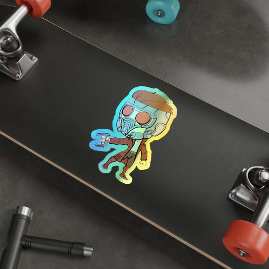 Star Lord Holographic Die-cut Stickers - Fandom-Made