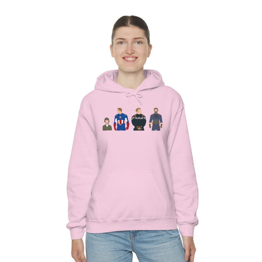 Steve Rogers, Captain America Hoodie - Fandom-Made