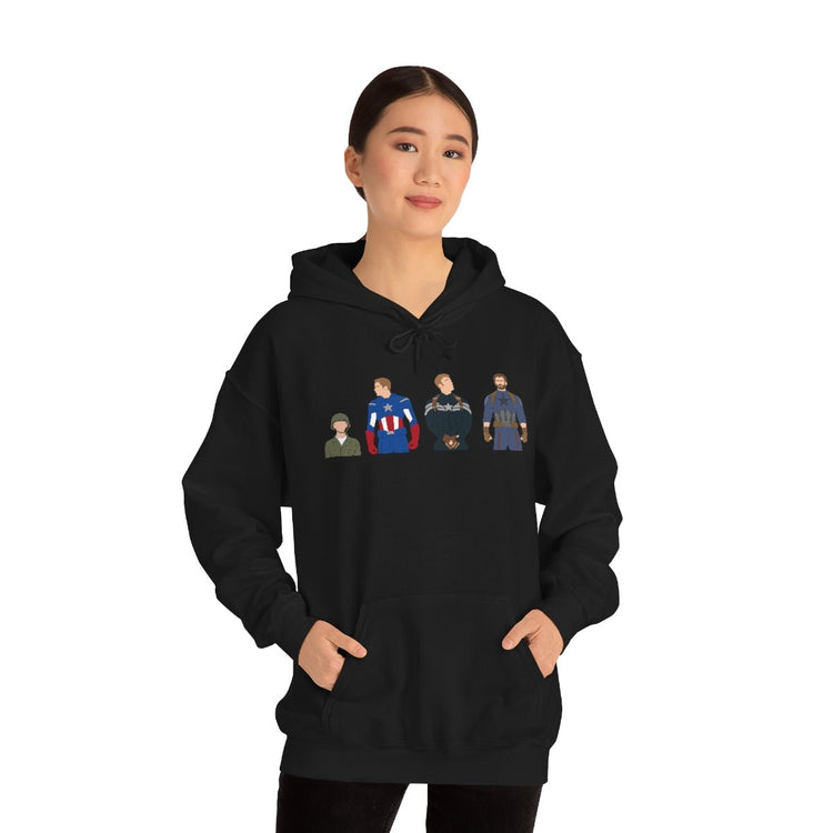 Steve Rogers, Captain America Hoodie - Fandom-Made