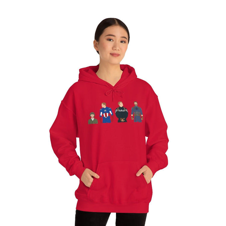 Steve Rogers, Captain America Hoodie - Fandom-Made