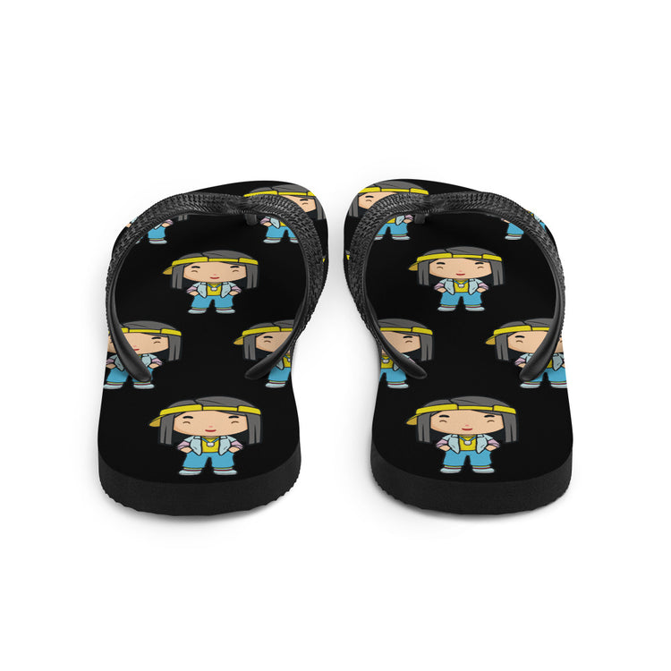 Argyle Flip-Flops - Fandom-Made