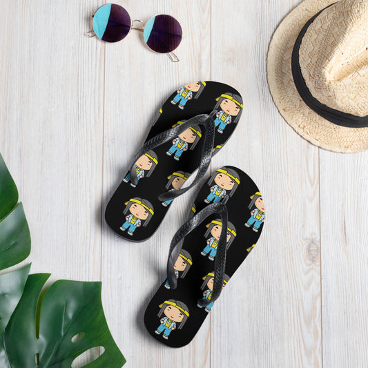 Argyle Flip-Flops - Fandom-Made