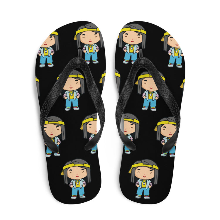 Argyle Flip-Flops - Fandom-Made