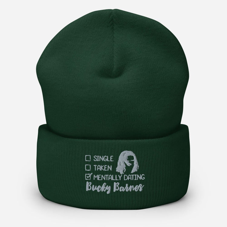 Superheroes Inspired Cuffed Beanie - Mentally Dating Bucky Barnes - Fandom-Made