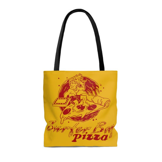 Surfer Boy Pizza Tote Bag - Fandom-Made