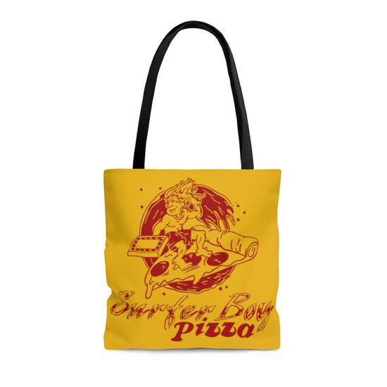 Surfer Boy Pizza Tote Bag - Fandom-Made