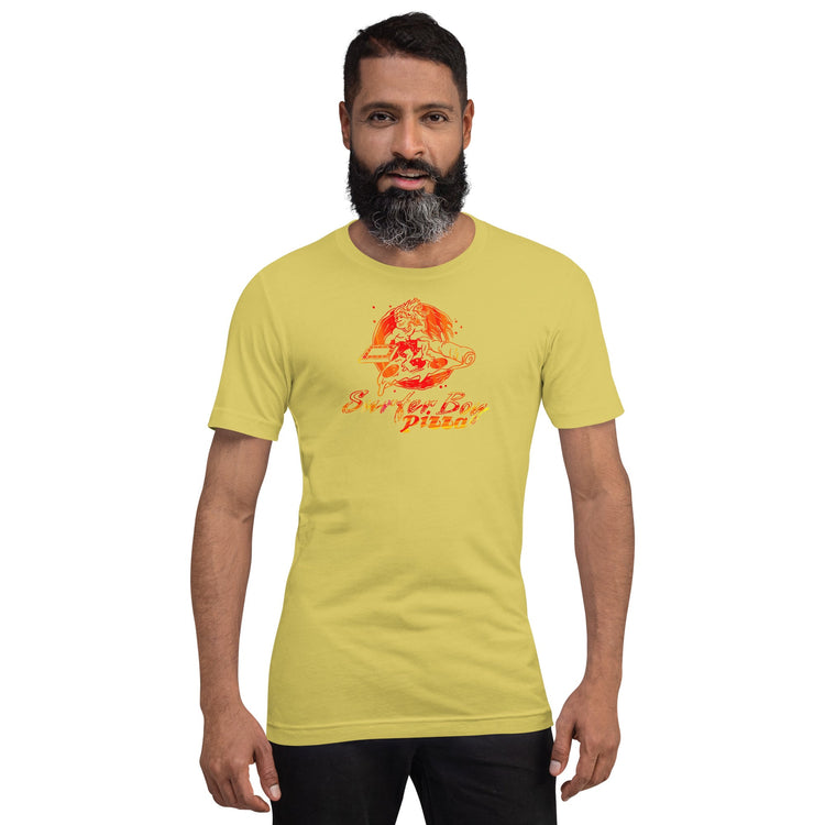 Surfer Boy Pizza Unisex t-shirt - Fandom-Made