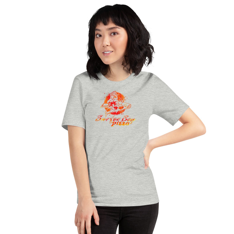 Surfer Boy Pizza Unisex t-shirt - Fandom-Made