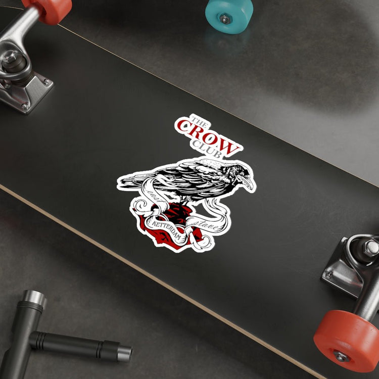 The Crow Club Die-Cut Stickers (crow, red) - Fandom-Made