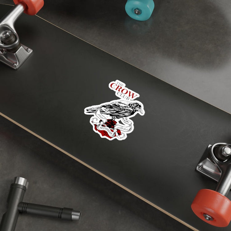 The Crow Club Die-Cut Stickers (crow, red) - Fandom-Made