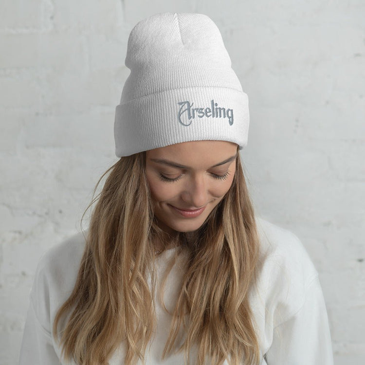 The Last Kingdom Inspired Embroidered Cuffed Beanie - Arseling - Fandom-Made