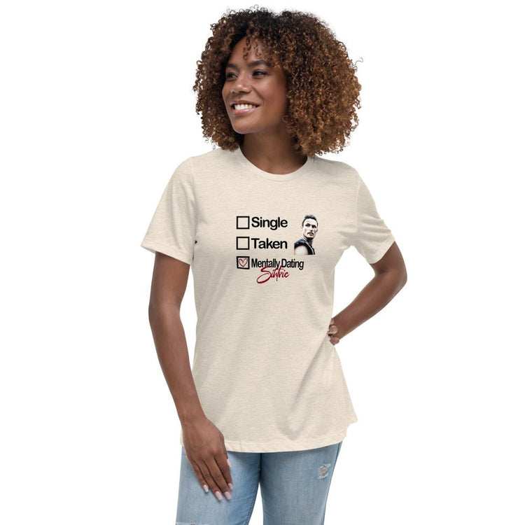 The Last Kingdom Inspired Women's Relaxed T-Shirt - Mentally Dating Sihtric - Fandom-Made