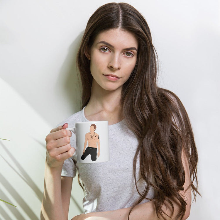 The Originals Klaus Inspired White glossy mug - Fandom-Made
