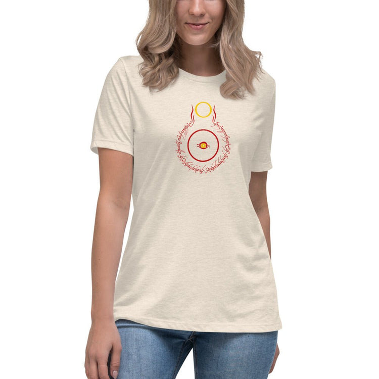 The Tolkien Collection - Women's Relaxed T-Shirt - The Eye in color - Fandom-Made