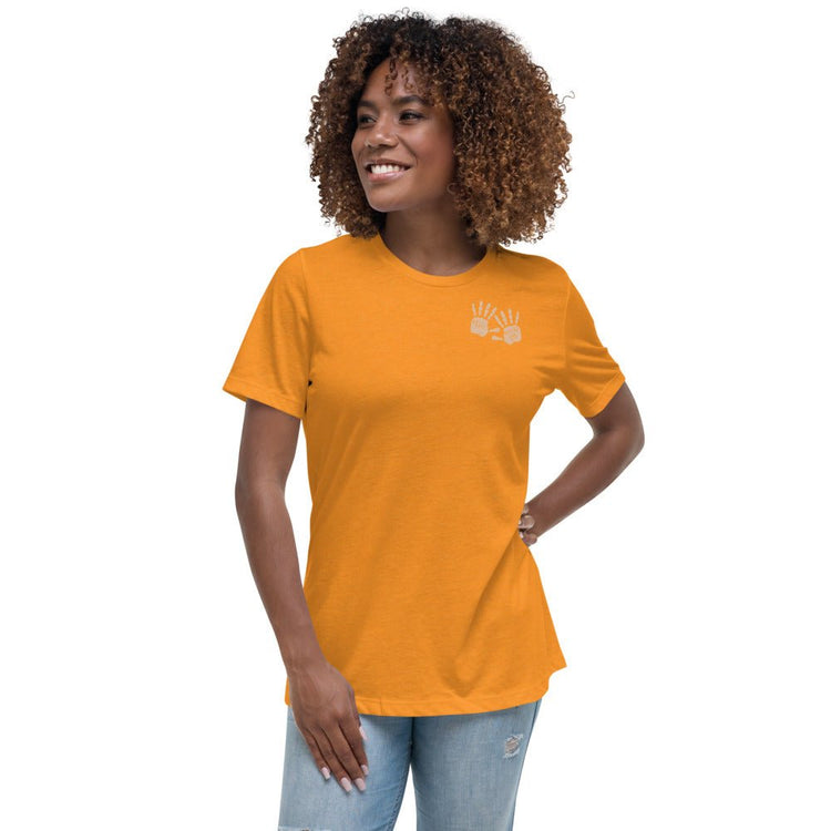 The Umbrella Academy Women's Relaxed T-Shirt - Hello/Goodbye hands - Fandom-Made