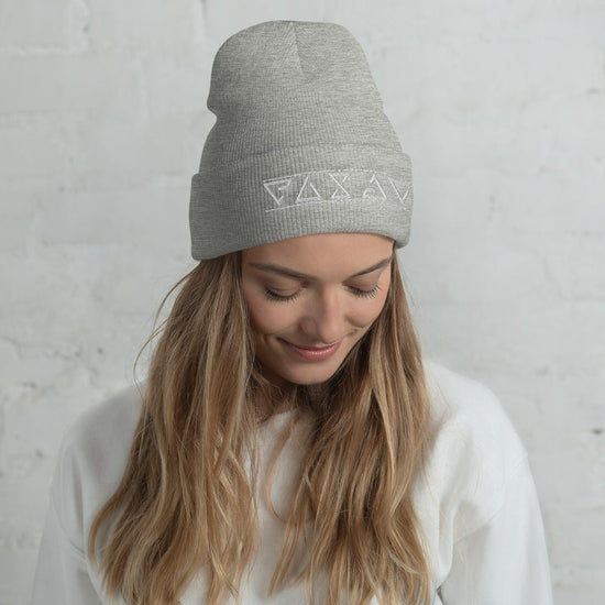 The Witcher Inspired Embroidered Cuffed Beanie - Symbols - Fandom-Made