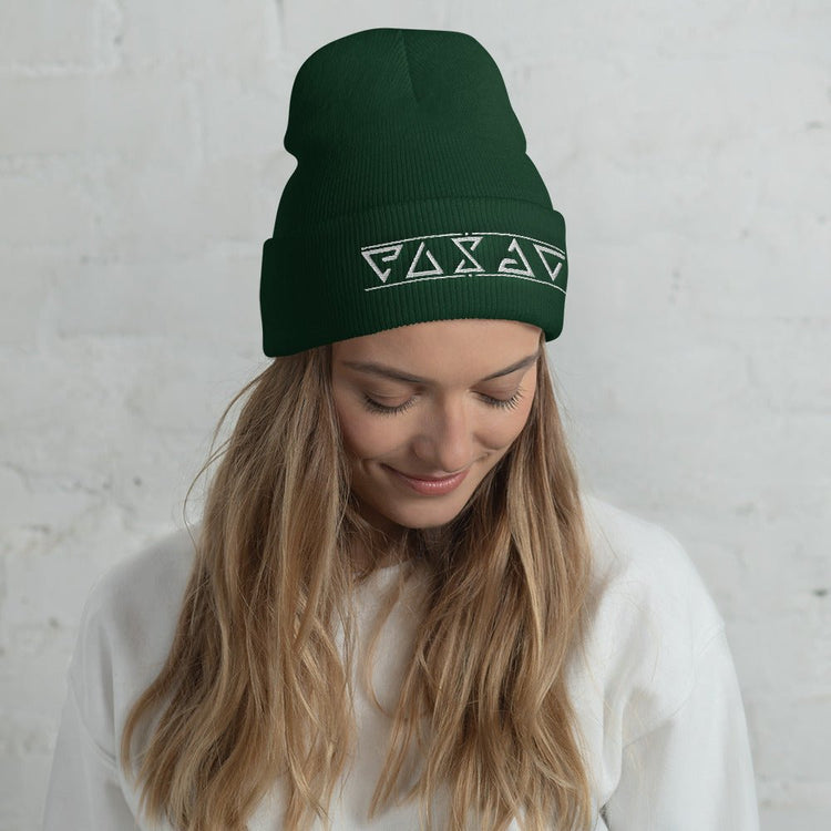 The Witcher Inspired Embroidered Cuffed Beanie - Symbols - Fandom-Made
