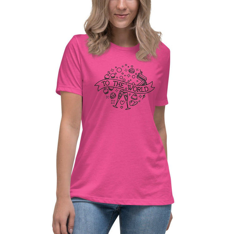 To The World Women's Relaxed T-Shirt - Fandom-Made
