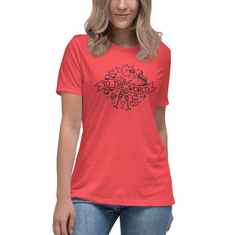 To The World Women's Relaxed T-Shirt - Fandom-Made
