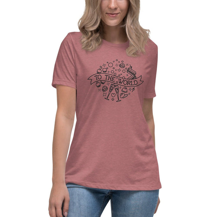 To The World Women's Relaxed T-Shirt - Fandom-Made