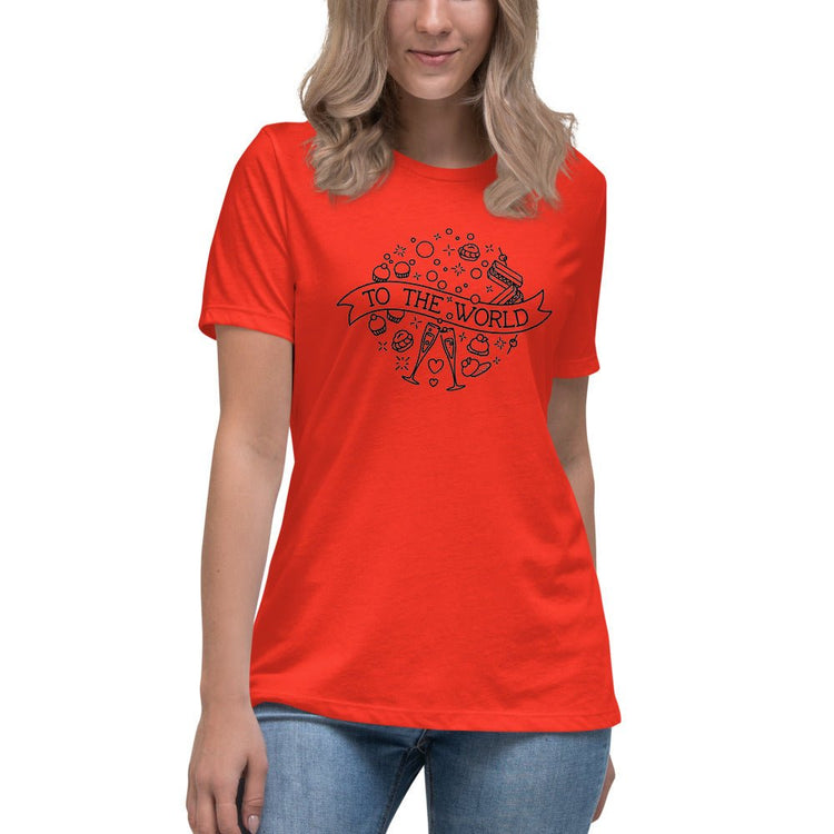To The World Women's Relaxed T-Shirt - Fandom-Made