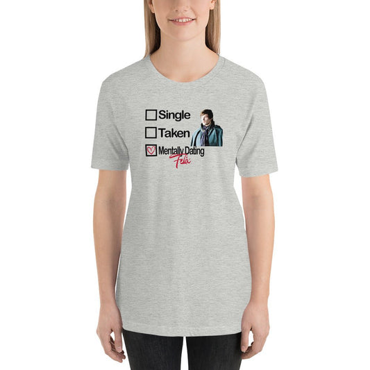 Twilight Inspired Short-Sleeve Unisex T-Shirt - Mentally Dating Felix - Fandom-Made