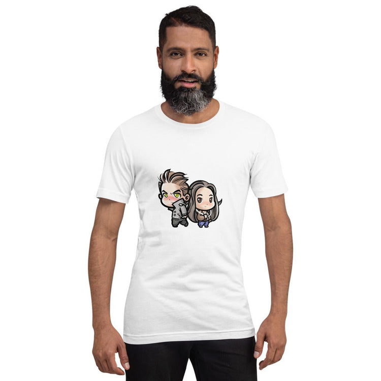 Twilight Inspired Short-Sleeve Unisex T-Shirt With Edward and Bella - Fandom-Made
