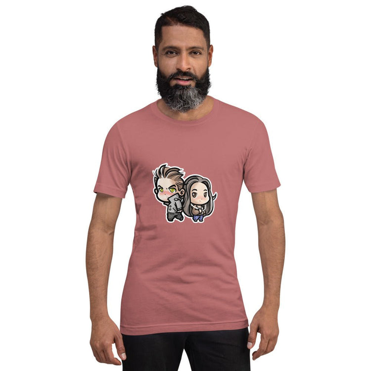 Twilight Inspired Short-Sleeve Unisex T-Shirt With Edward and Bella - Fandom-Made