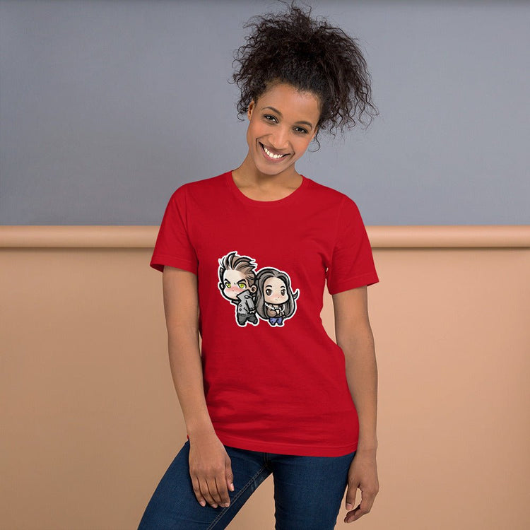 Twilight Inspired Short-Sleeve Unisex T-Shirt With Edward and Bella - Fandom-Made