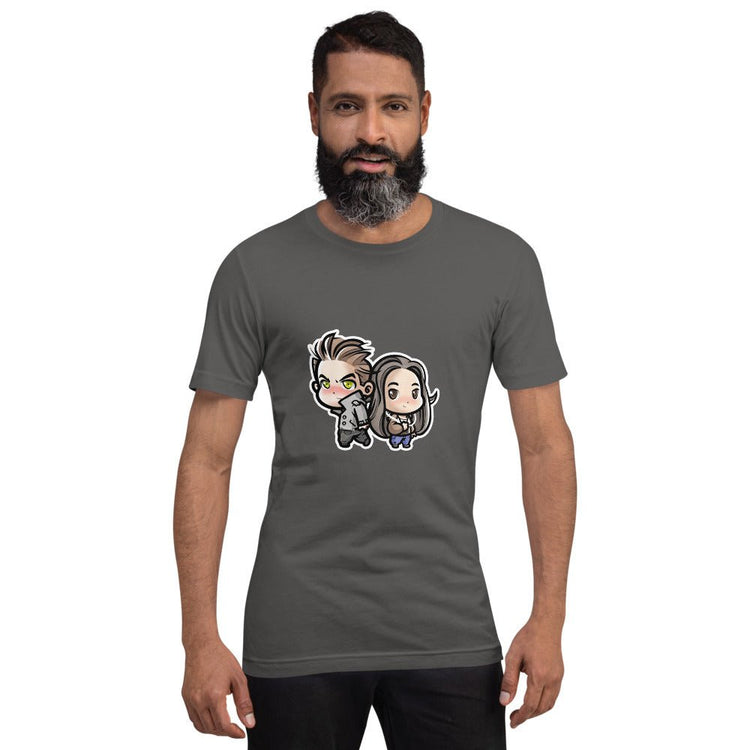 Twilight Inspired Short-Sleeve Unisex T-Shirt With Edward and Bella - Fandom-Made
