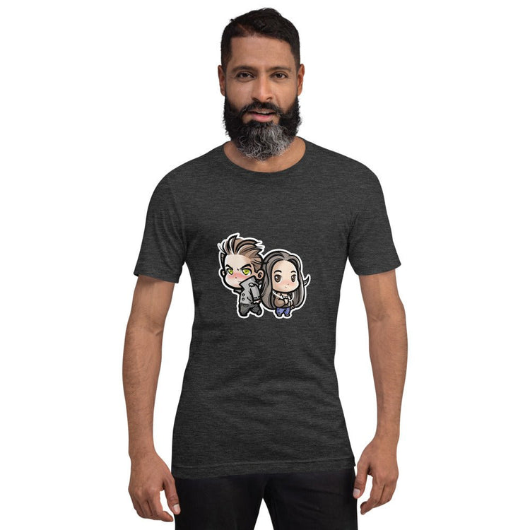 Twilight Inspired Short-Sleeve Unisex T-Shirt With Edward and Bella - Fandom-Made