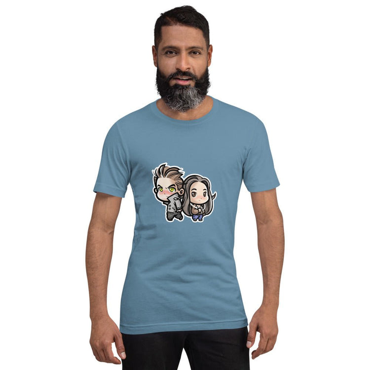 Twilight Inspired Short-Sleeve Unisex T-Shirt With Edward and Bella - Fandom-Made