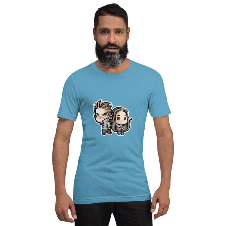 Twilight Inspired Short-Sleeve Unisex T-Shirt With Edward and Bella - Fandom-Made
