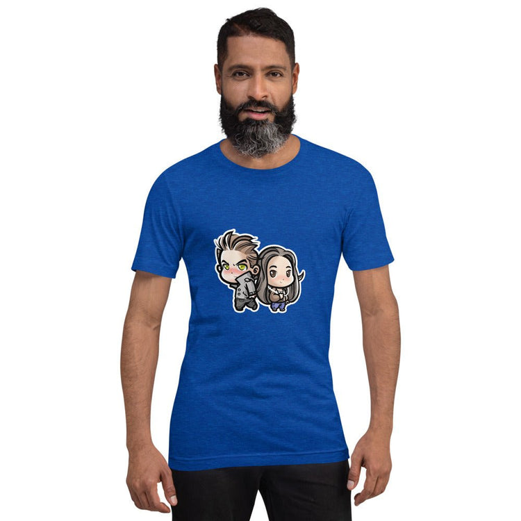 Twilight Inspired Short-Sleeve Unisex T-Shirt With Edward and Bella - Fandom-Made