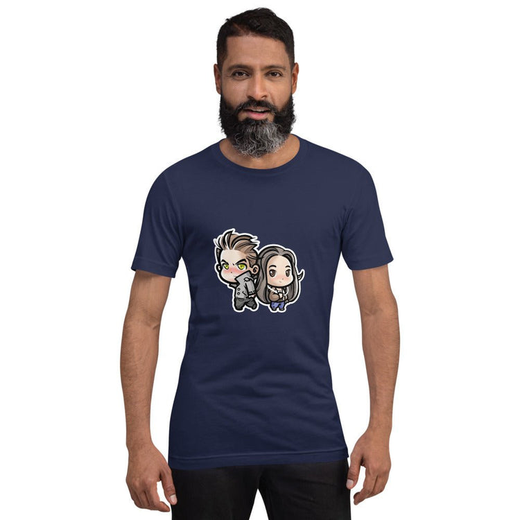 Twilight Inspired Short-Sleeve Unisex T-Shirt With Edward and Bella - Fandom-Made