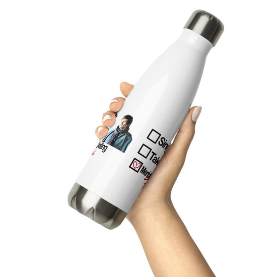 Twilight Inspired Stainless Steel Water Bottle - Mentally Dating Felix - Fandom-Made
