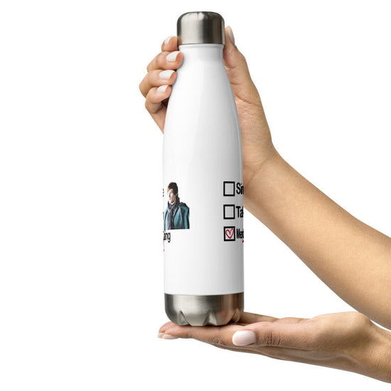 Twilight Inspired Stainless Steel Water Bottle - Mentally Dating Felix - Fandom-Made