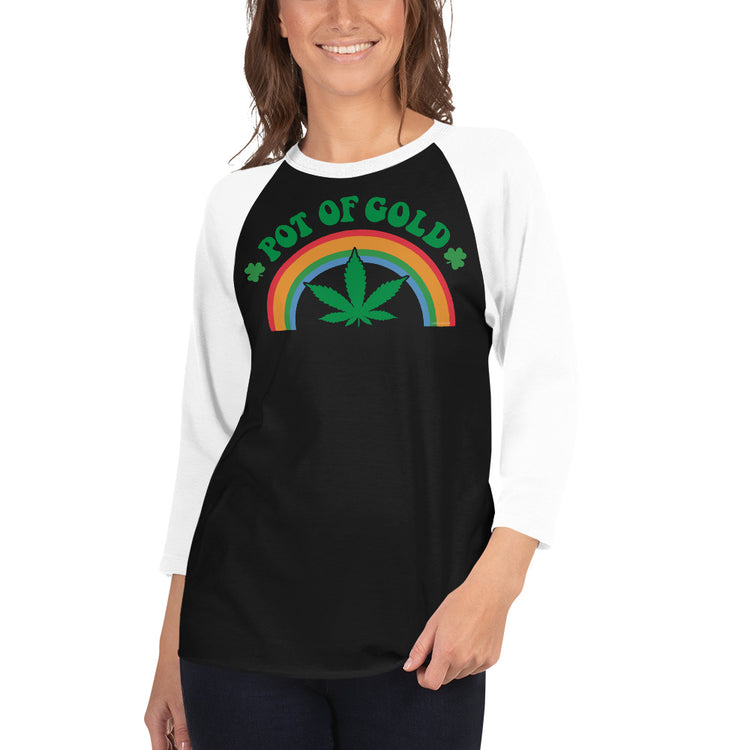 Pot Of Gold Raglan Shirt - Fandom-Made