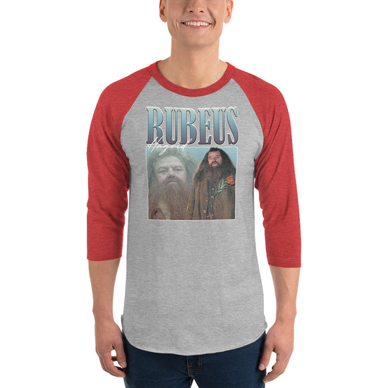 Rubeus Hagrid 3/4 sleeve raglan shirt - Fandom-Made