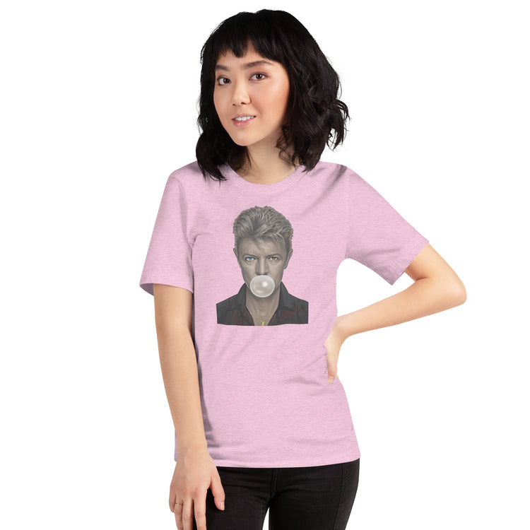 David Bowie Bubble Gum T-Shirt - Fandom-Made
