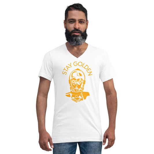 C3PO Unisex V-Neck T-Shirt - Fandom-Made