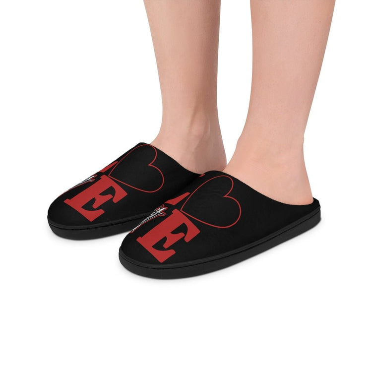 Volturi, Love Women's Slippers (black heart) - Fandom-Made