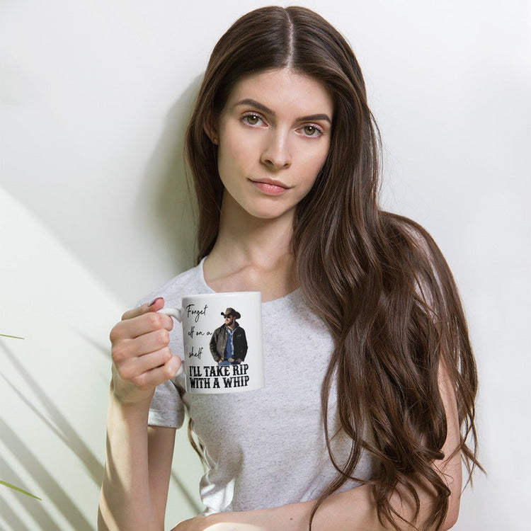 Yellowstone Inspired White glossy mug - Rip - Fandom-Made