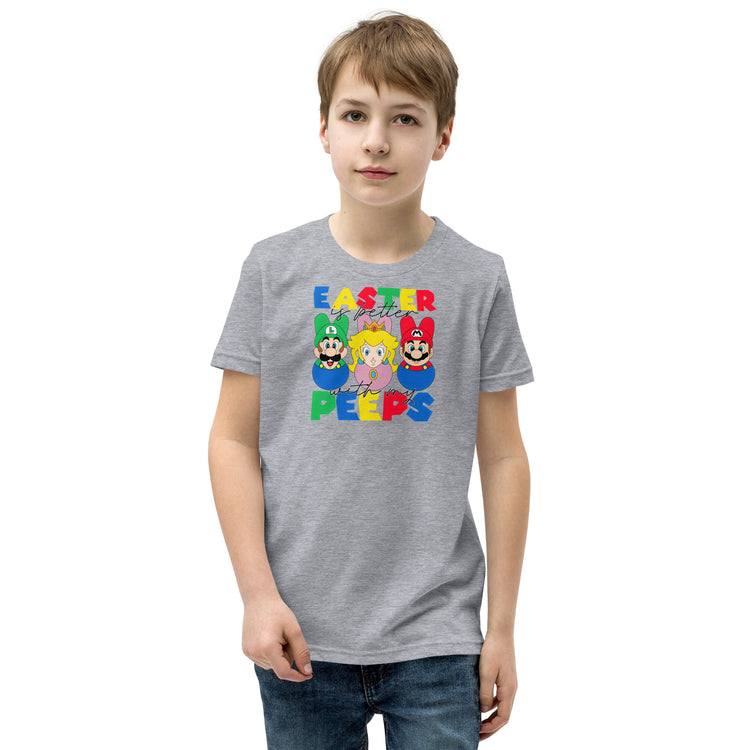 Mario Peeps Youth T-Shirt - Fandom-Made
