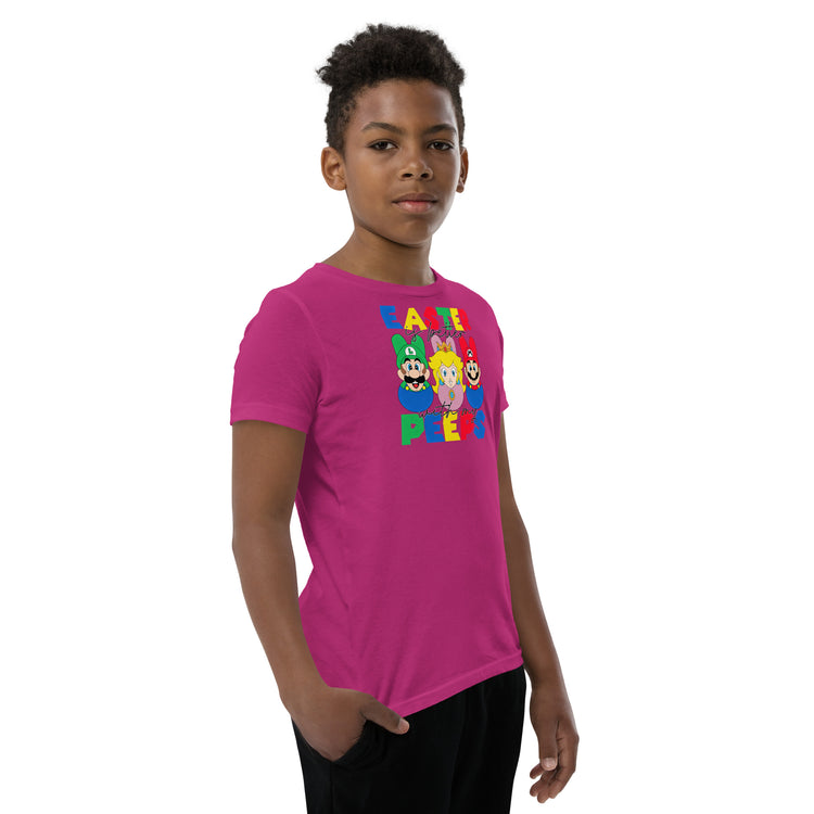 Mario Peeps Youth T-Shirt - Fandom-Made