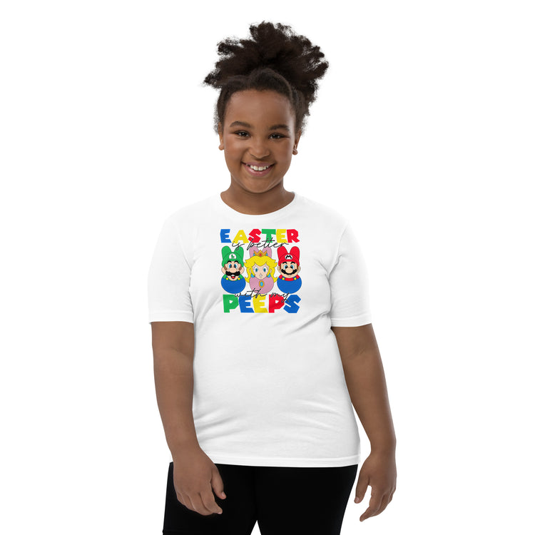 Mario Peeps Youth T-Shirt - Fandom-Made