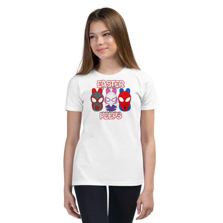 Spidey Peeps Youth Short Sleeve T-Shirt - Fandom-Made